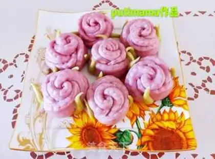 Make Creative potato roses step 12