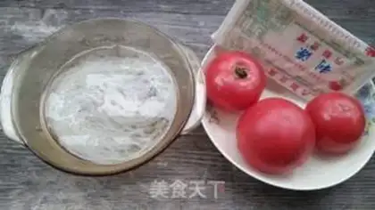 Make Tomato tofu fan step 0