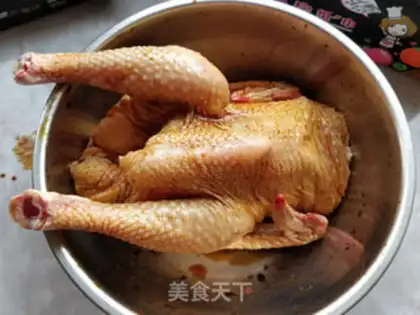 Make Christmas chicken step 2