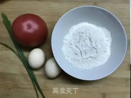 Make Tomato egg pancakes step 0