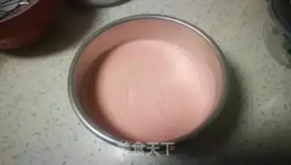 Make Tea mousse cake step 24