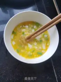 Make Tomato egg mushroom powder step 2