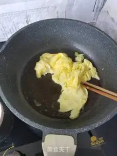 Make Tomato egg mushroom powder step 3
