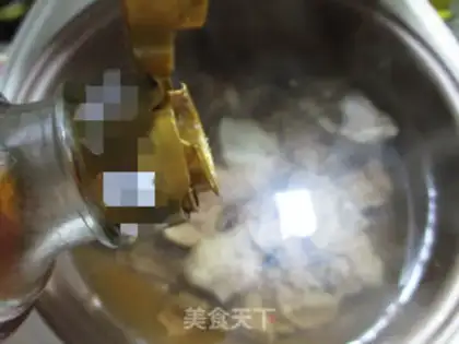 Make Duck egg and chord soup step 3
