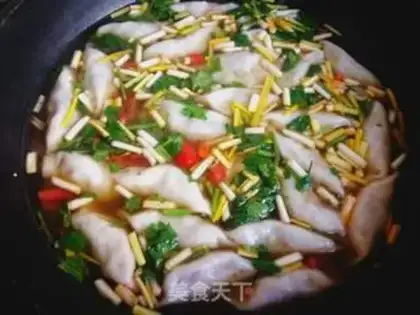 Make Spicy dumplings step 5