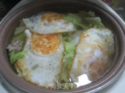 Make Duck egg and chord soup step 6