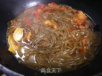 Make Powder pork stew step 8