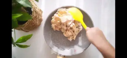 Make Snowflake Souffle step 5