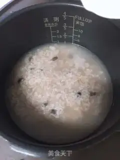 Make Black bean rice congee step 5