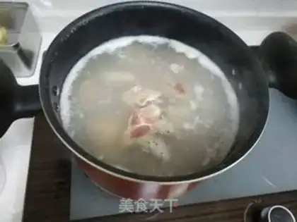 Make Monkey-head mushroom chop soup step 3