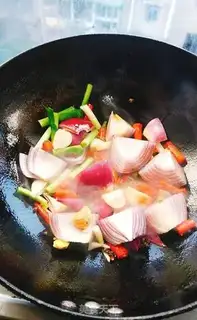 Make Spicy sausage and potatoes step 2