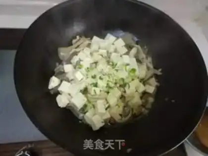 Make Tofu with mushrooms step 9