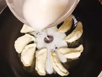 Make Fried dumplings step 4