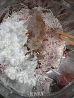 Make Potato shrimp cake step 3