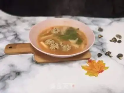 Make The mushrooms and pills are made of pastry step 5