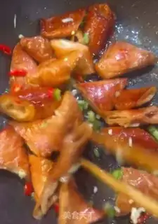 Make Garlic intestines step 1