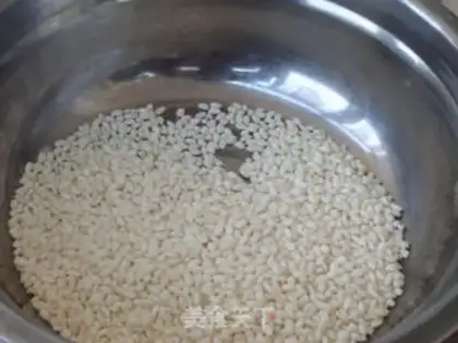 Make Pumpkin double-meat goose porridge step 8
