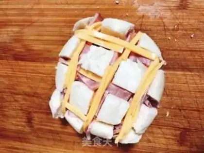 Make Cheese bacon buns step 2