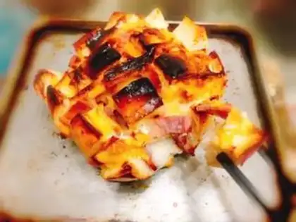 Make Cheese bacon buns step 6