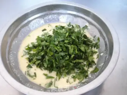 Make Celery ham rolls step 3