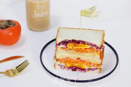 Make Vegetable egg sandwich step 11