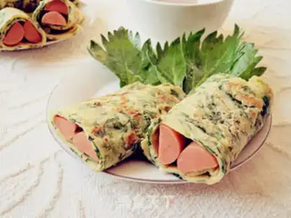 Make Celery ham rolls step 7