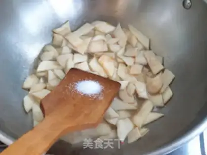 Make Weenie fried abalone mushrooms step 5