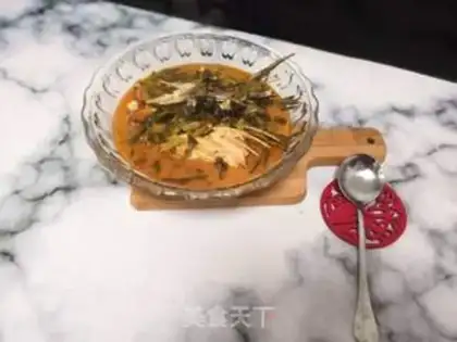 Make Sour herb soup step 6