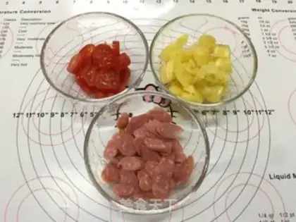 Make The fruit-creaming pelvis, the thin bottom pizza step 2