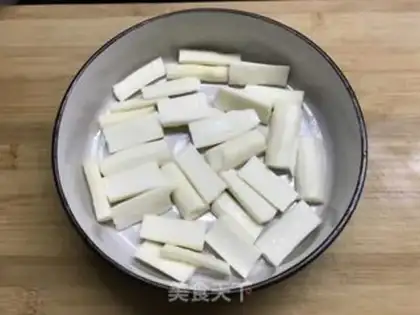 Make Rice powdered meat step 4