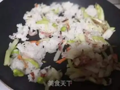 Make Celery rice step 3