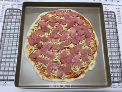 Make The fruit-creaming pelvis, the thin bottom pizza step 11