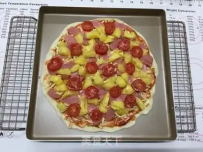 Make The fruit-creaming pelvis, the thin bottom pizza step 12