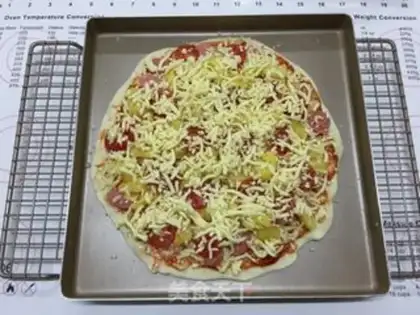 Make The fruit-creaming pelvis, the thin bottom pizza step 13