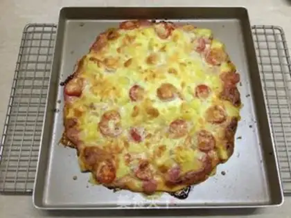 Make The fruit-creaming pelvis, the thin bottom pizza step 15
