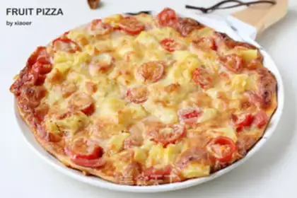 Make The fruit-creaming pelvis, the thin bottom pizza step 16