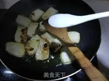 Make Dry pan tofu step 7