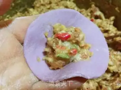 Make Potato spicy meat dumplings step 11
