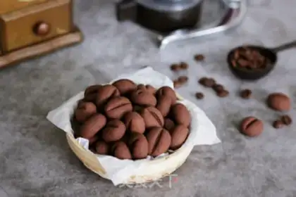 Make Coffee-bean cookies step 10