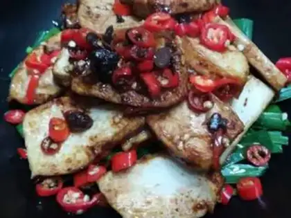 Make Dry pan tofu step 11
