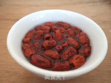Make Double red rice congee step 0