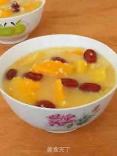 Make Double red rice congee step 5