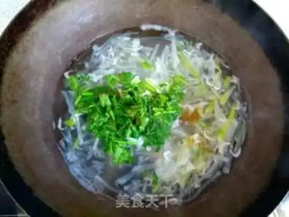 Make # Rufus shrimp fragrance soup # step 4