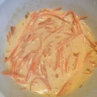 Make Carrot eggcake step 5