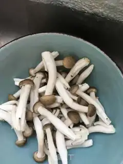 Make Seafood mushroom egg vegetable salad step 0