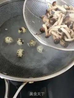 Make Seafood mushroom egg vegetable salad step 4