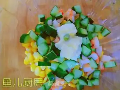 Make Shrimp fruit salad step 17