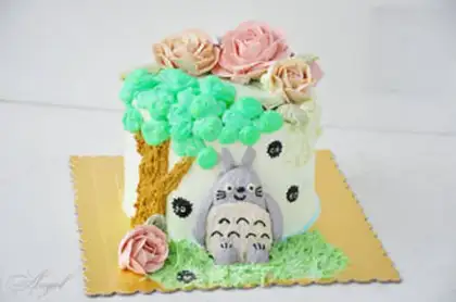 Make Dragoncat cake step 16