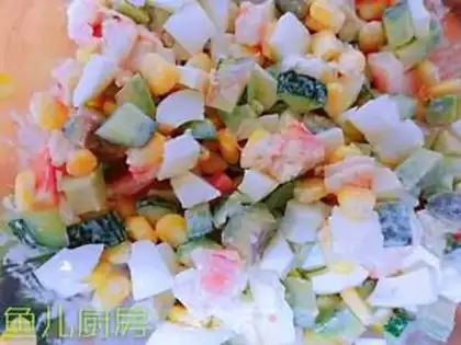 Make Shrimp fruit salad step 18