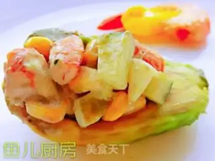 Make Shrimp fruit salad step 19